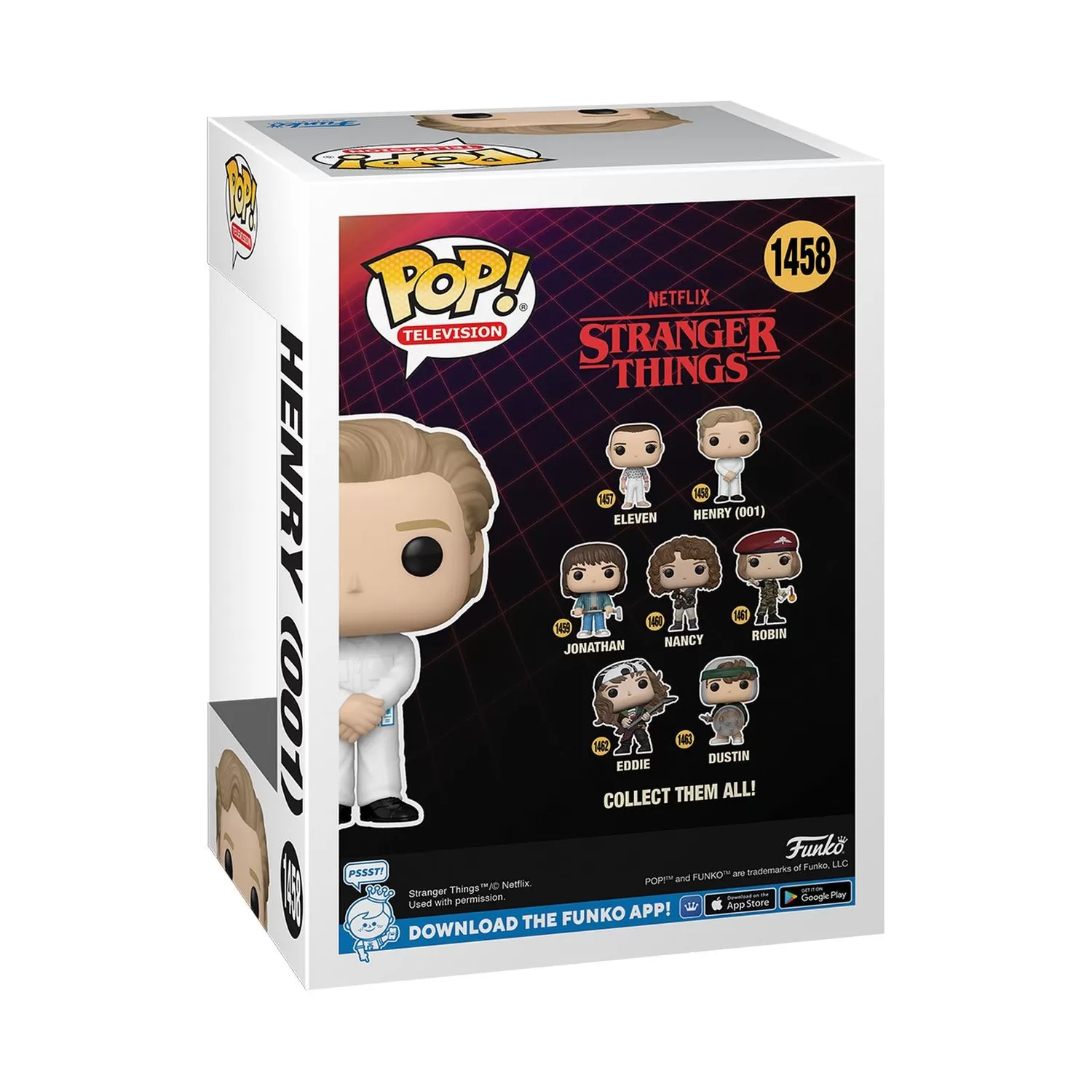 Henry 001 - Stranger Things Funko Pop Vinyl Figure #1458 - Image 2