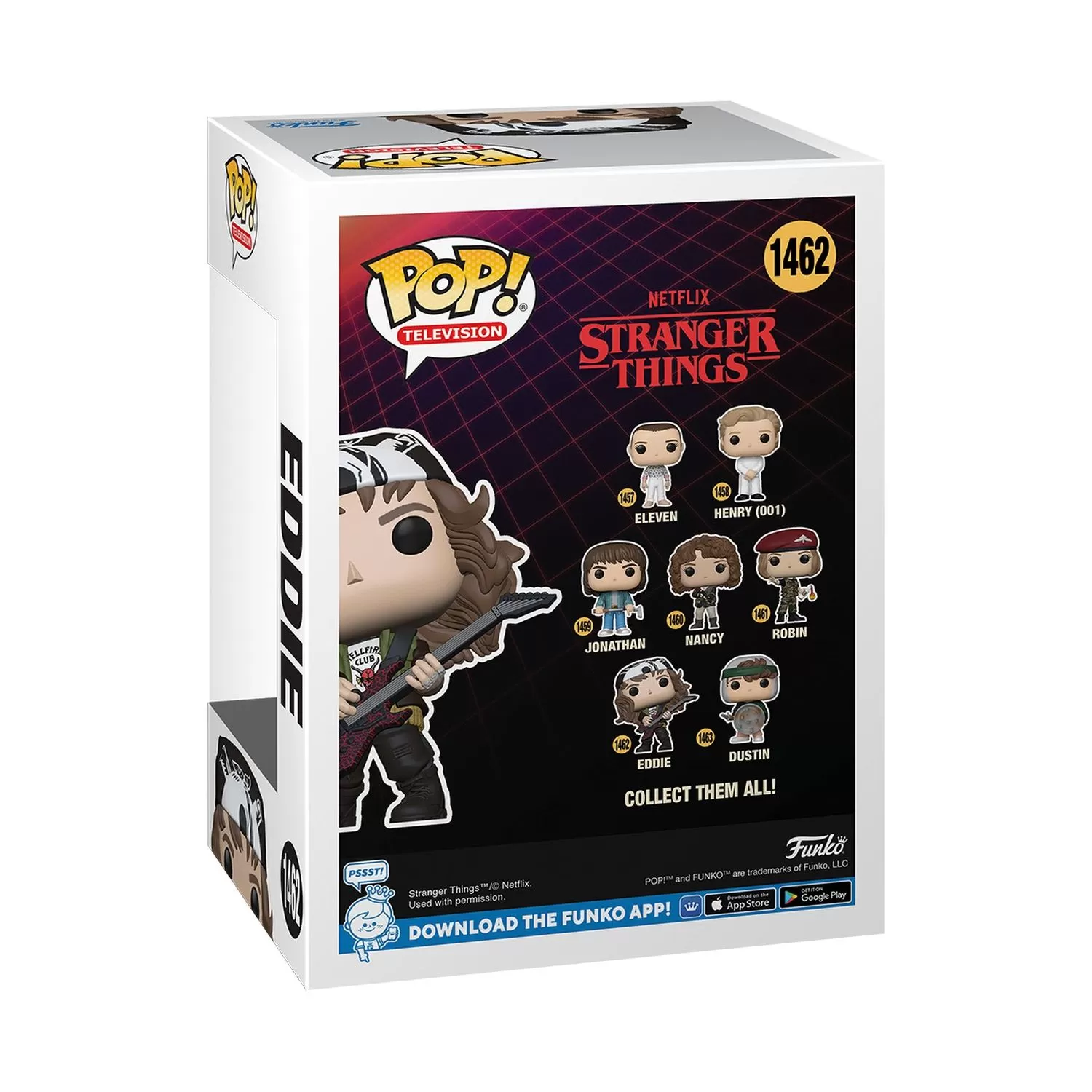 Eddie - Stranger Things Funko Pop Vinyl Figure #1462 - Image 2