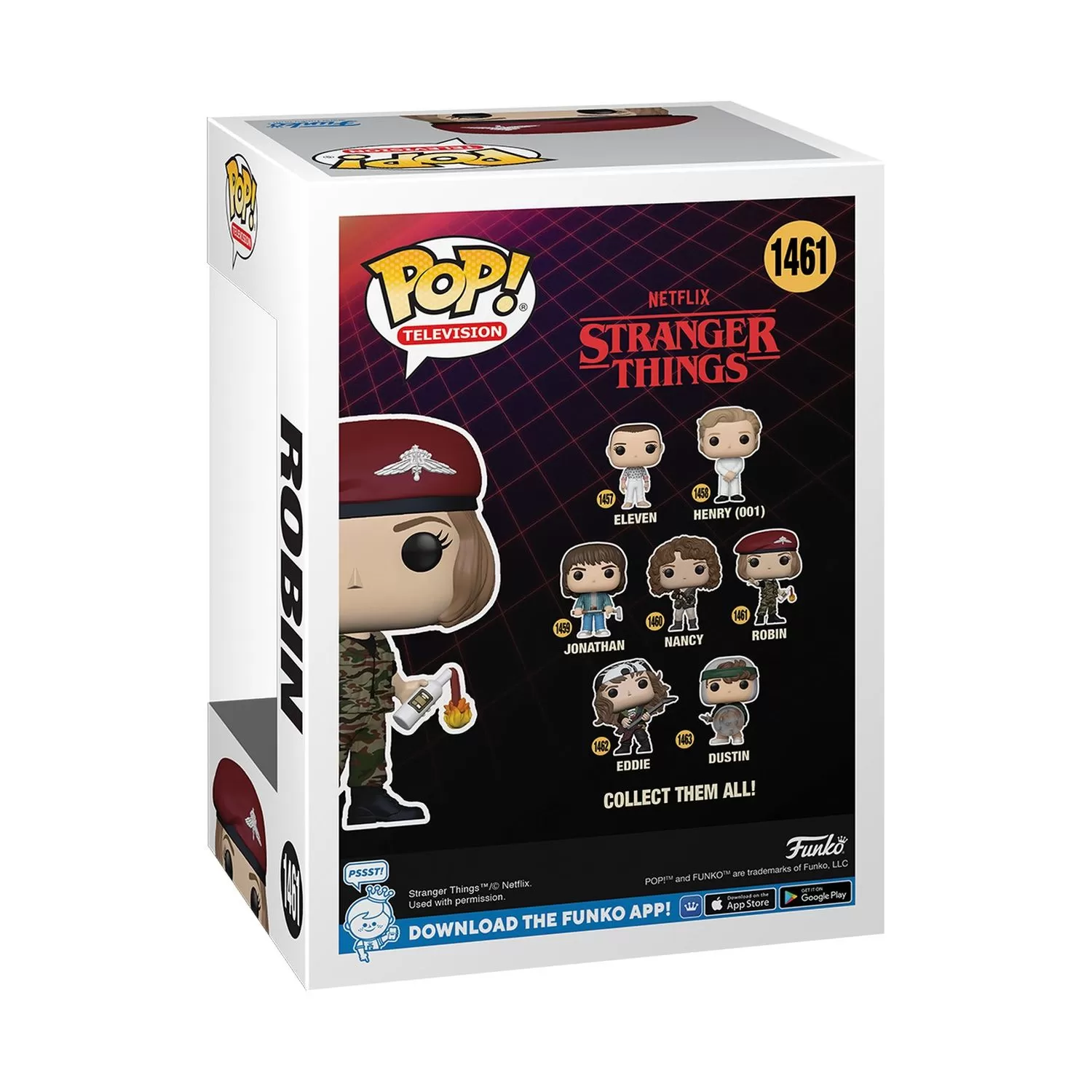 Robin - Stranger Things Funko Pop Vinyl Figure #1461 - Image 2