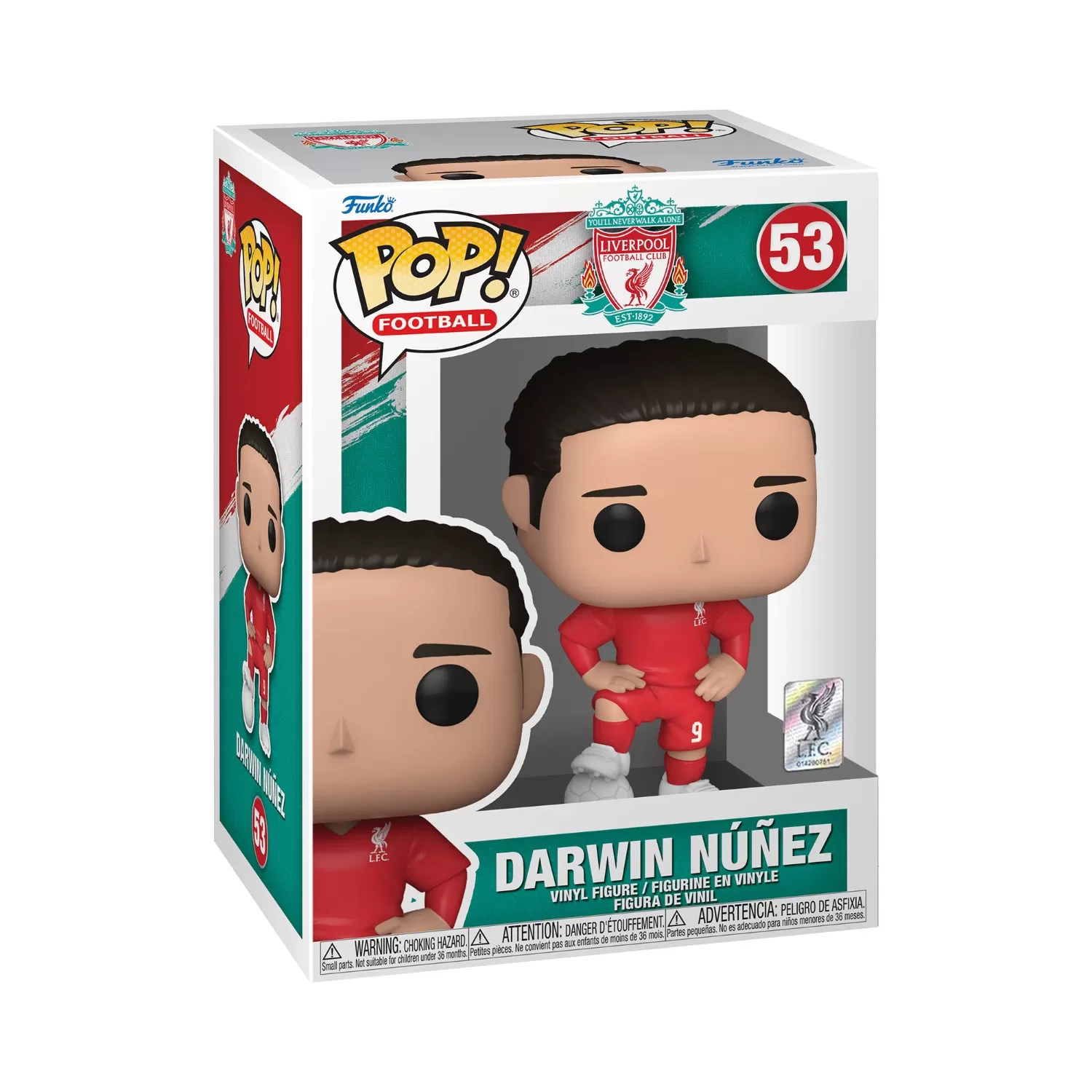 Darwin Núñez – Liverpool Football Club Funko Pop Vinyl Figure #53