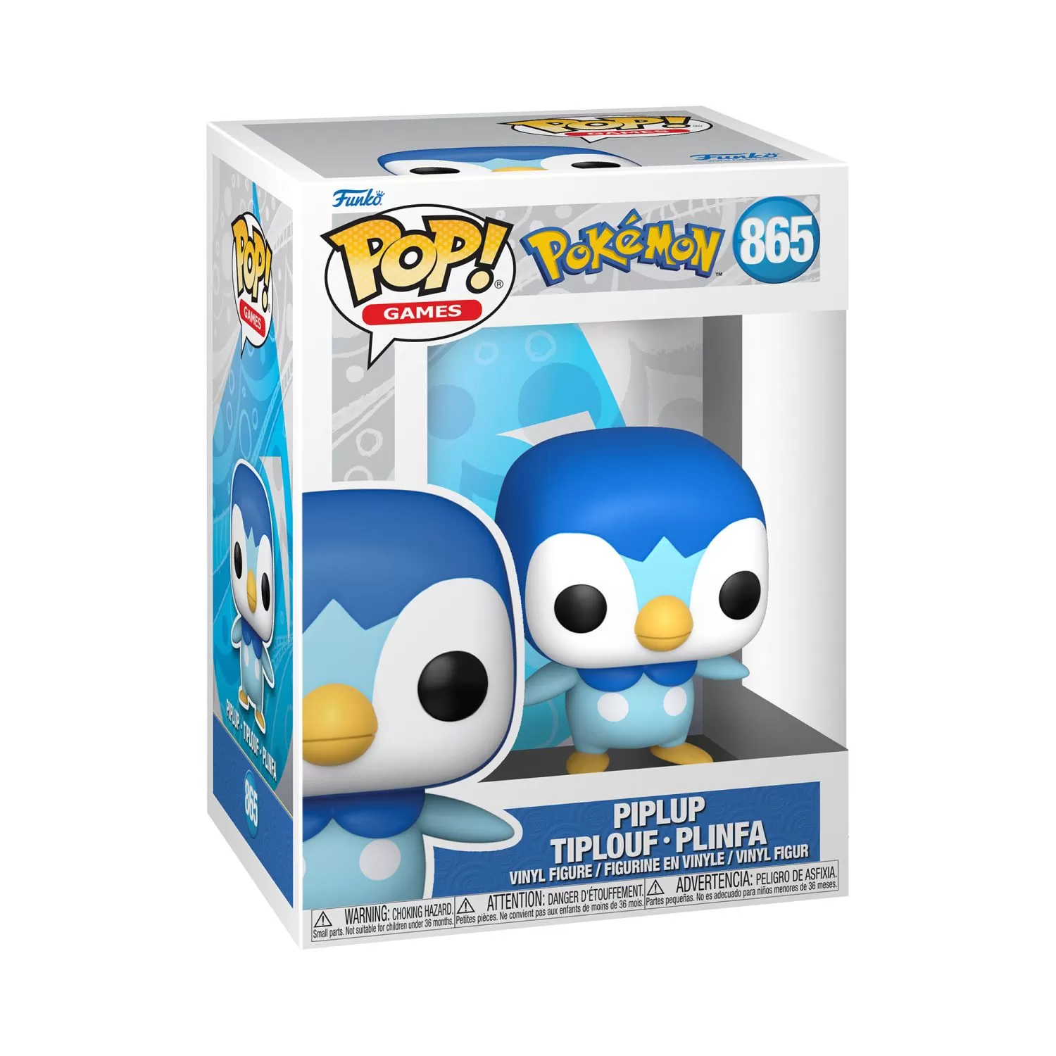 Piplup - Pokémon Funko Pop Vinyl Figure #865
