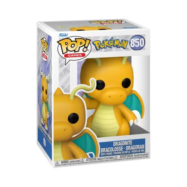 Pokemon - Dragonite Funko Pop Vinyl Figure 850