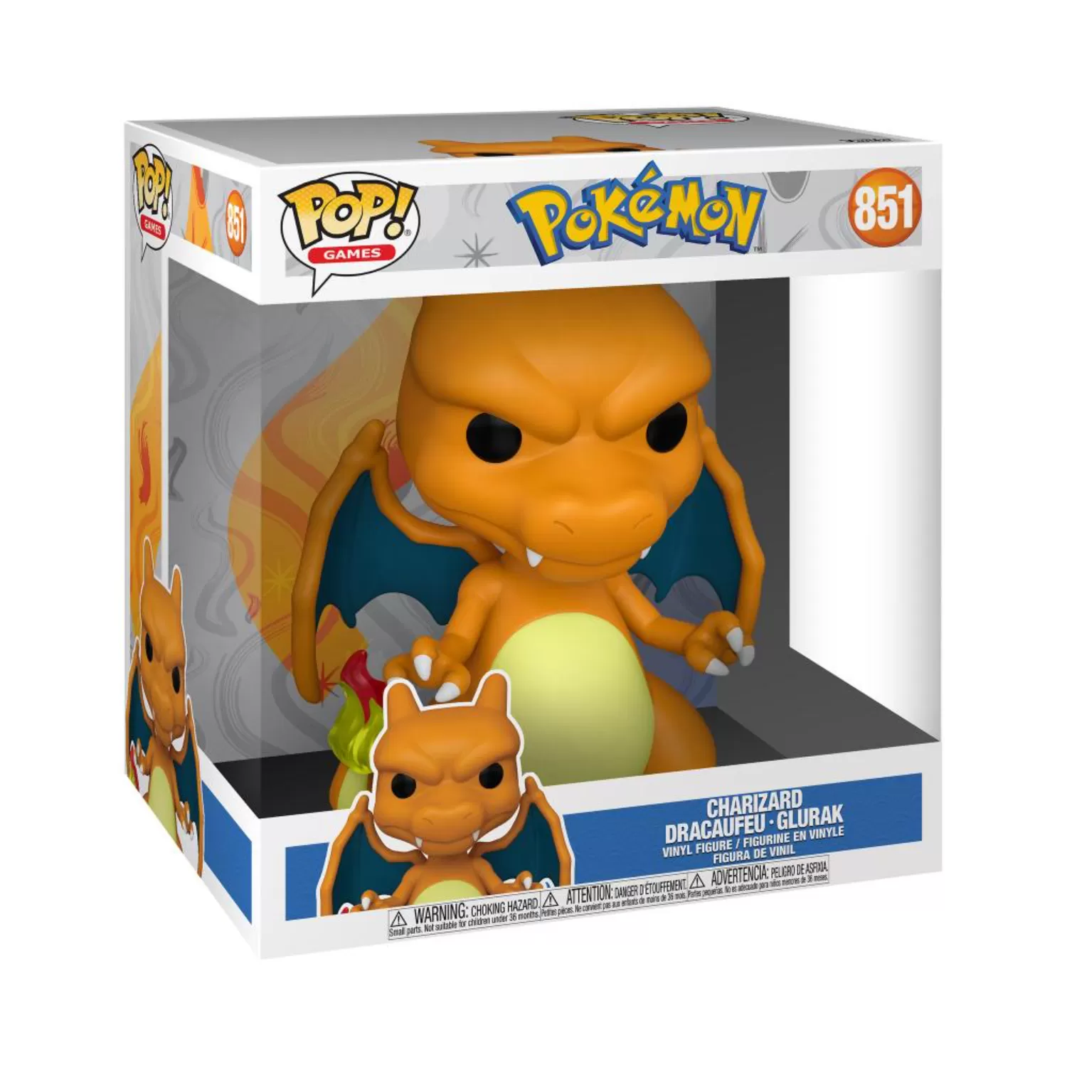 Charizard - Pokémon Funko Pop Jumbo Figure #851