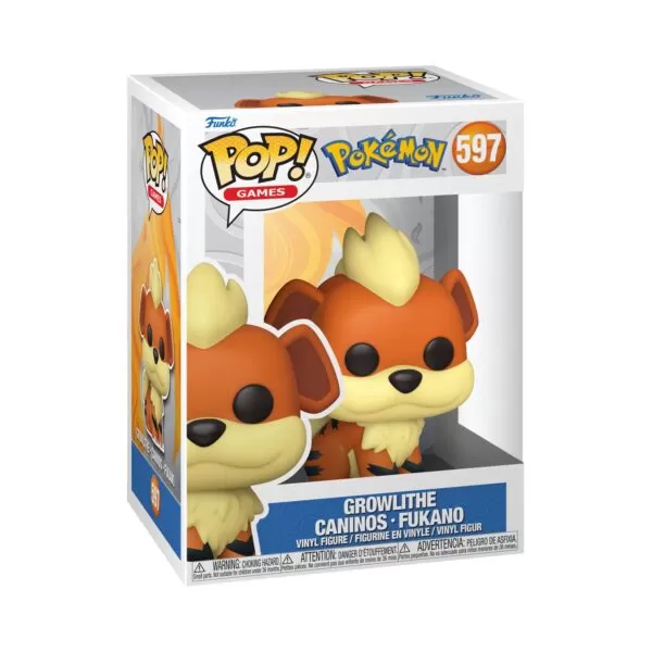 Pokemon - Growlithe Funko Pop vinyl Figure 597