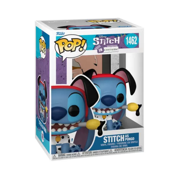 Disney Stitch - In Costume As Pongo Funko Pop Vinyl 1462