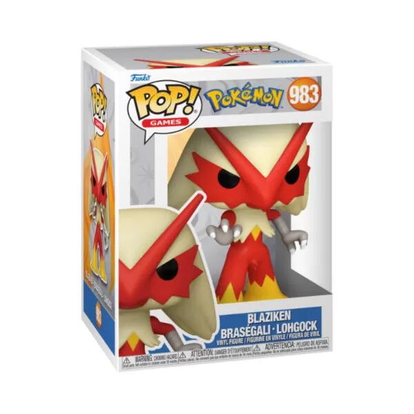 Pokemon Blaziken Funko Pop Vinyl Figure 983