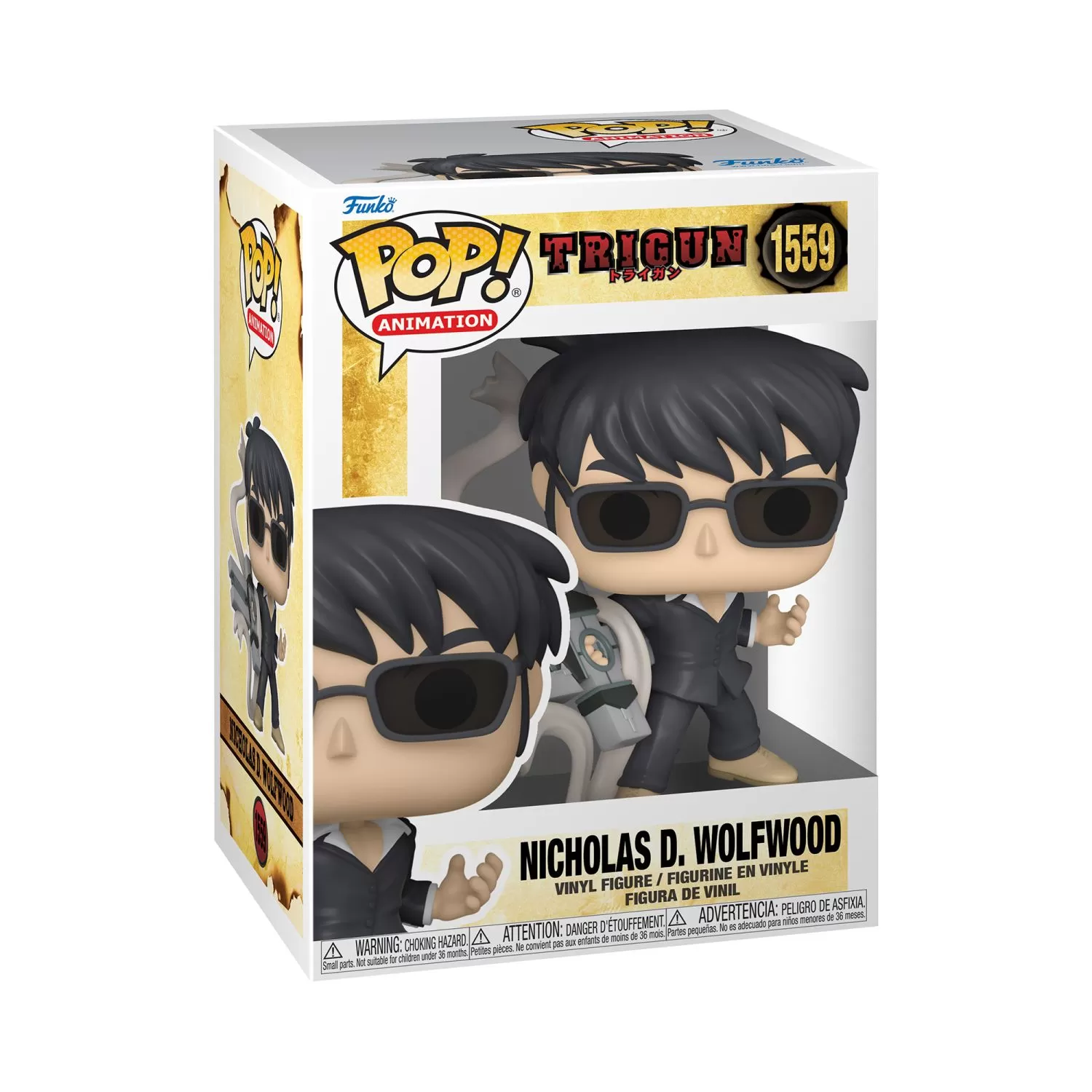 Nicholas D. Wolfwood - Trigun Funko Pop Vinyl Figure #1559
