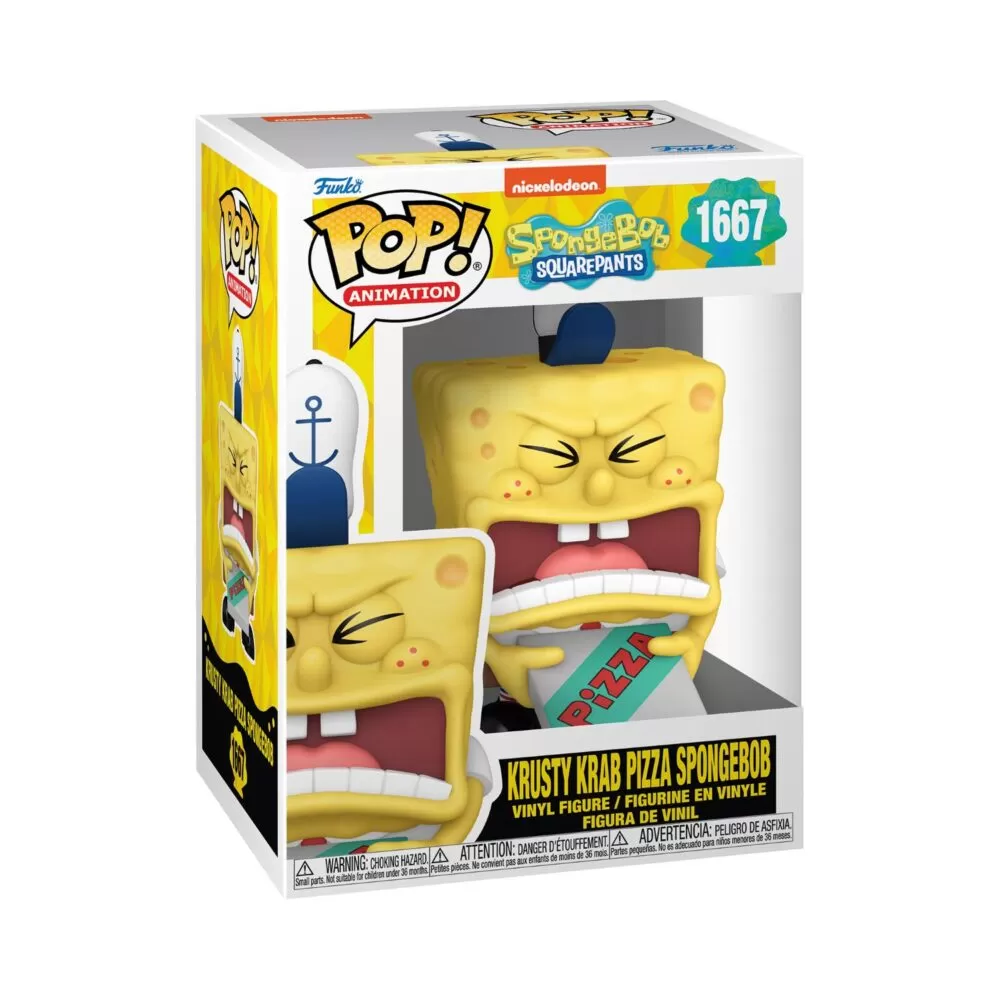 Krusty Krab Pizza SpongeBob – SpongeBob SquarePants Funko Pop Figure #1667