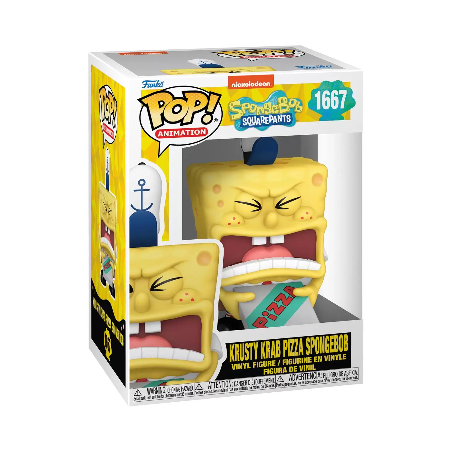 Krusty Krab Pizza SpongeBob – SpongeBob SquarePants Funko Pop Figure #1667