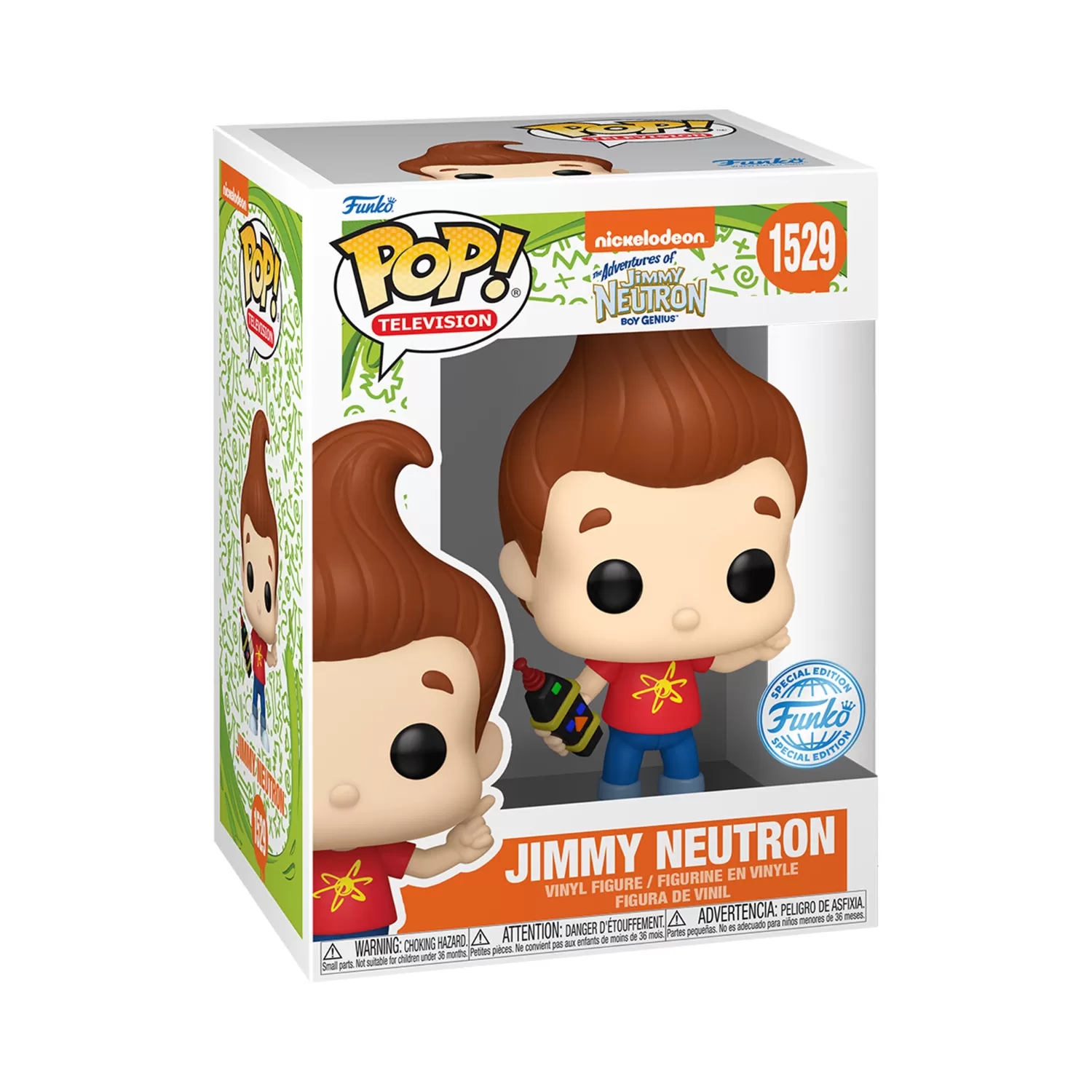 Jimmy Neutron - Boy Genius Funko Pop Vinyl Figure – Special Edition #1529