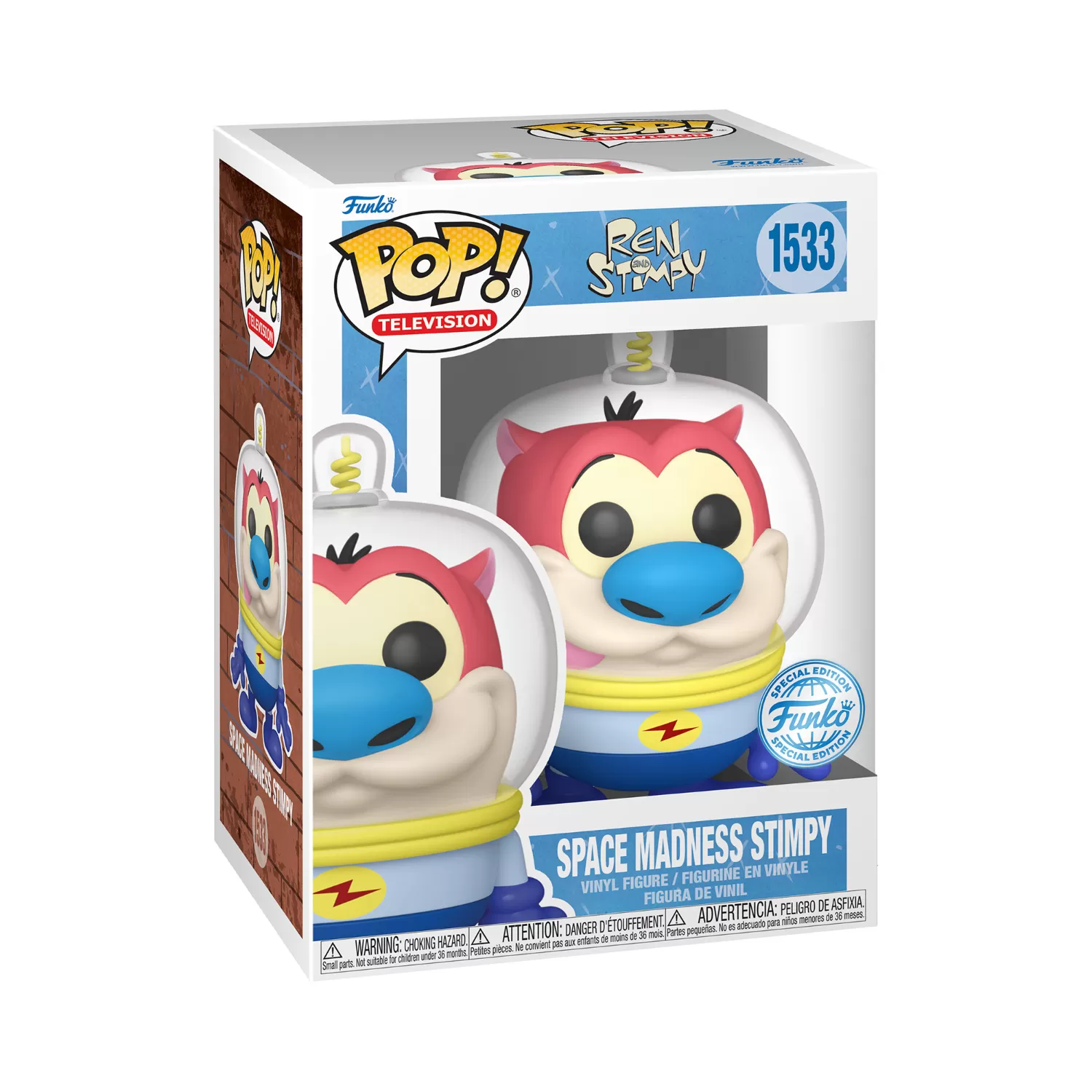 Space Madness Stimpy Ren & Stimpy - Funko Pop Vinyl Figure – Special Edition #1533