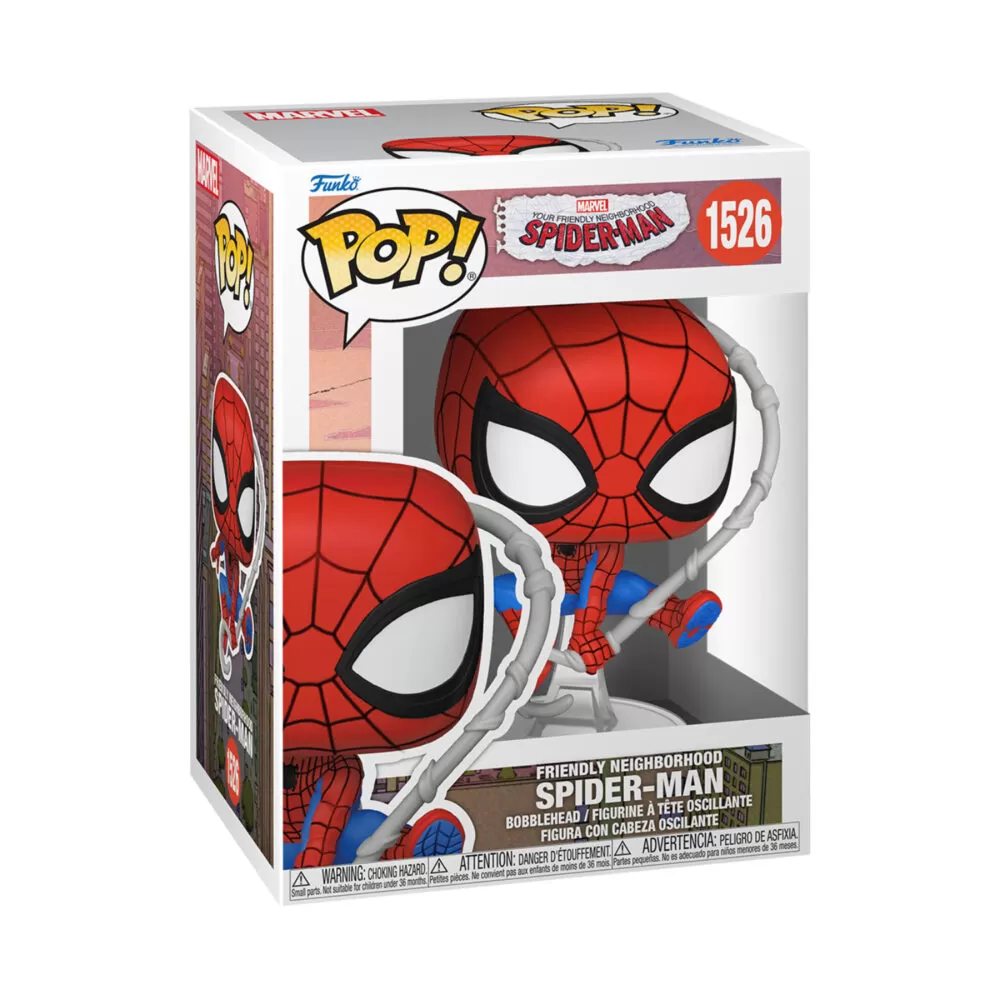 Friendly Neighborhood Spider-Man – Marvel Funko Pop Bobblehead Figure #1526