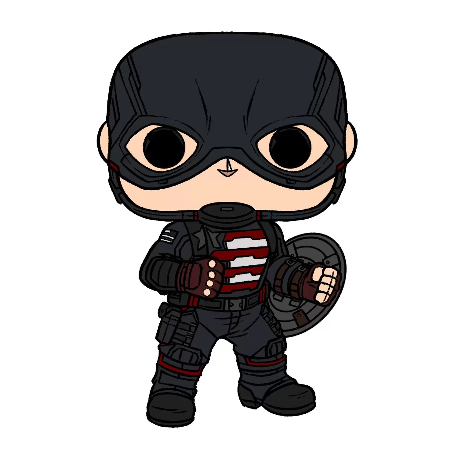 John F. Walker – Marvel Studios Thunderbolts Funko Pop Bobblehead Figure #1484 - Image 2