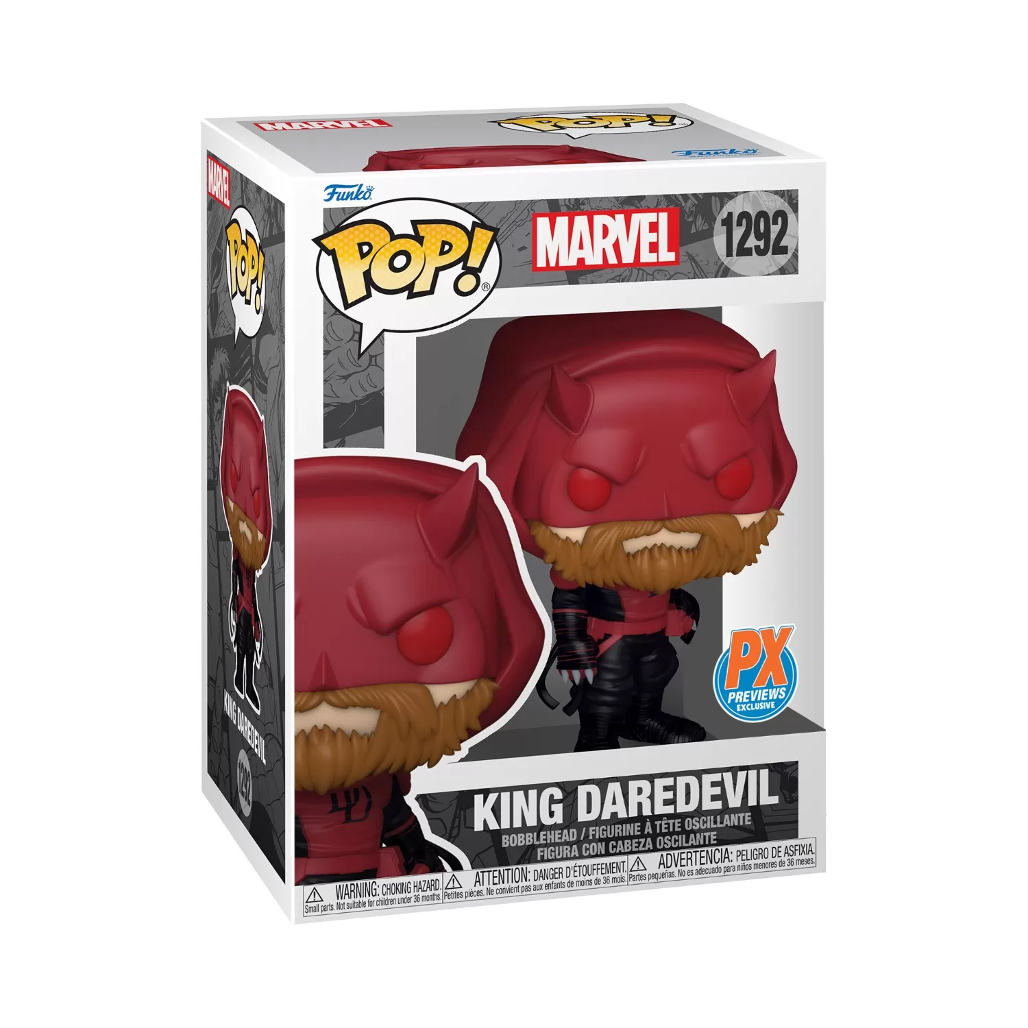 King Daredevil - Marvel Funko Pop Bobblehead Vinyl Figure – Special Edition #1292