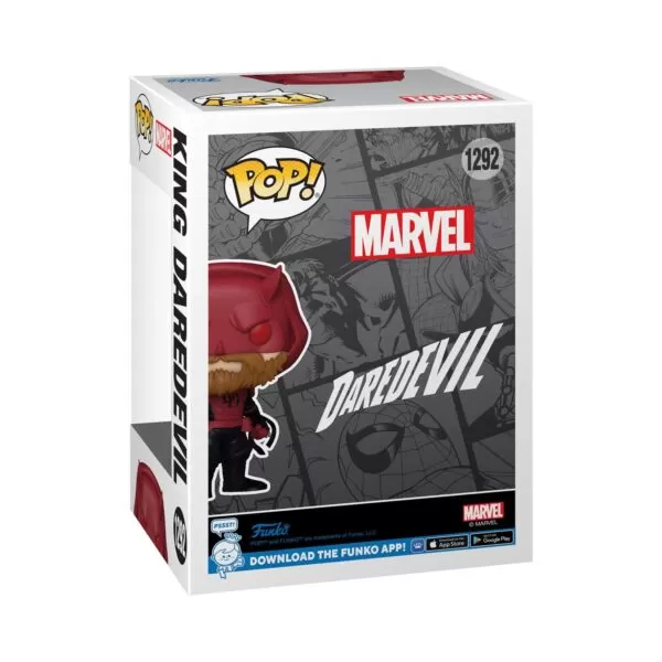 Marvel - King Daredevil Bobblehead Funko Pop Figure 1292 - Image 2