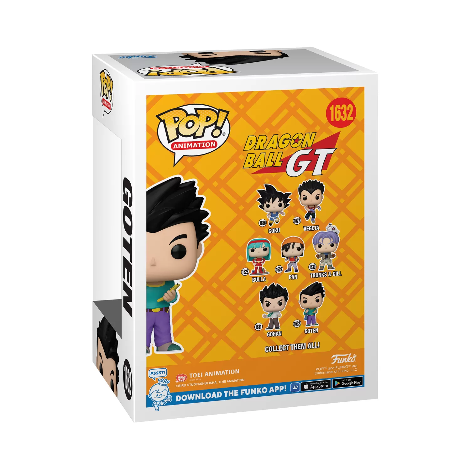 Goten - Dragon Ball GT Funko Pop Vinyl Figure #1632 - Image 2