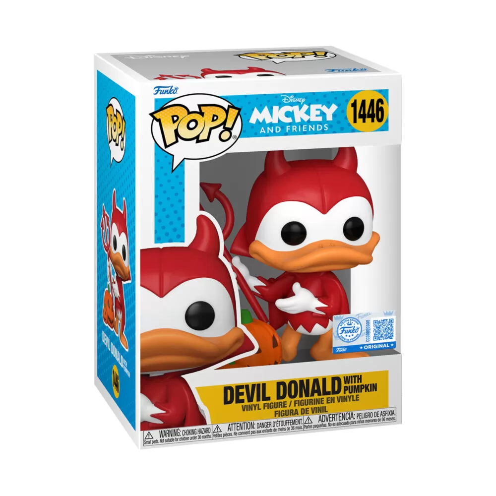 Devil Donald with Pumpkin – Disney Mickey and Friends Funko Pop Figure #1446