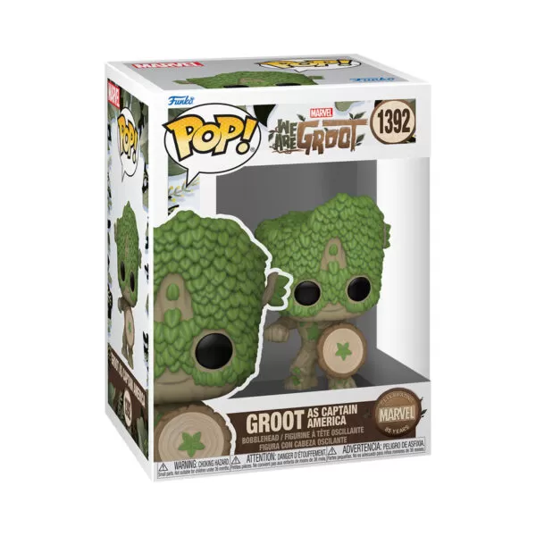 We Are Groot - Groot As Captain America Funko Pop 1392