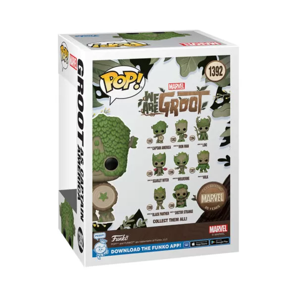 We Are Groot - Groot As Captain America Funko Pop 1392 - Image 2