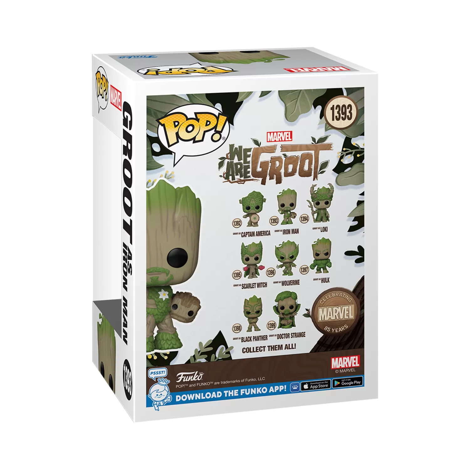 Groot as Iron Man - We Are Groot Funko Pop Bobblehead Vinyl Figure #1393 - Image 2