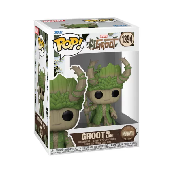 We Are Groot - Groot As Loki Bobblehead Funko Pop 1394