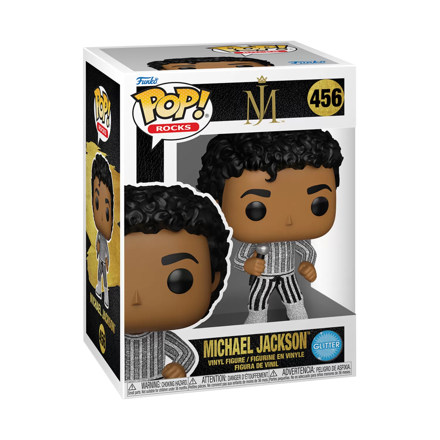 Michael Jackson (Rock With You) – Funko Pop Rocks Vinyl Figure (Glitter) #456