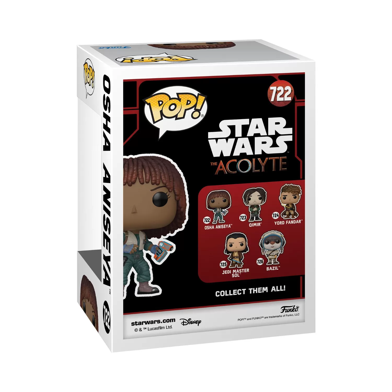 Osha Aniseya - Star Wars: The Acolyte Funko Pop Bobblehead Vinyl Figure #722​ - Image 2