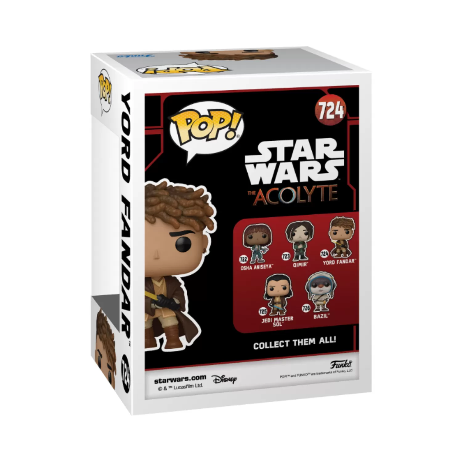 Yord Fandar - Star Wars: The Acolyte Funko Pop Bobblehead Vinyl Figure #724​ - Image 2