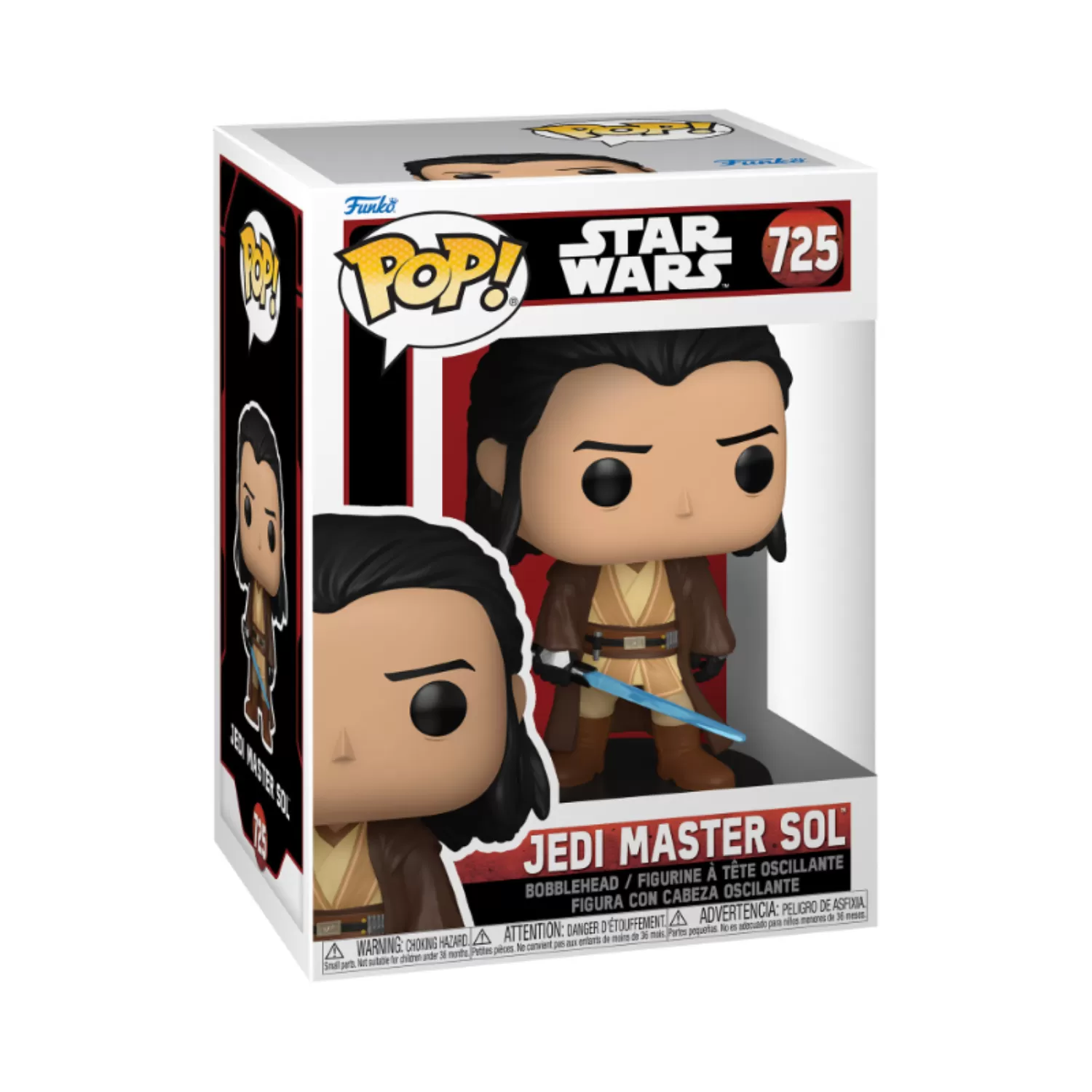 Jedi Master Sol - Star Wars: The Acolyte Funko Pop Bobblehead Vinyl Figure #725​