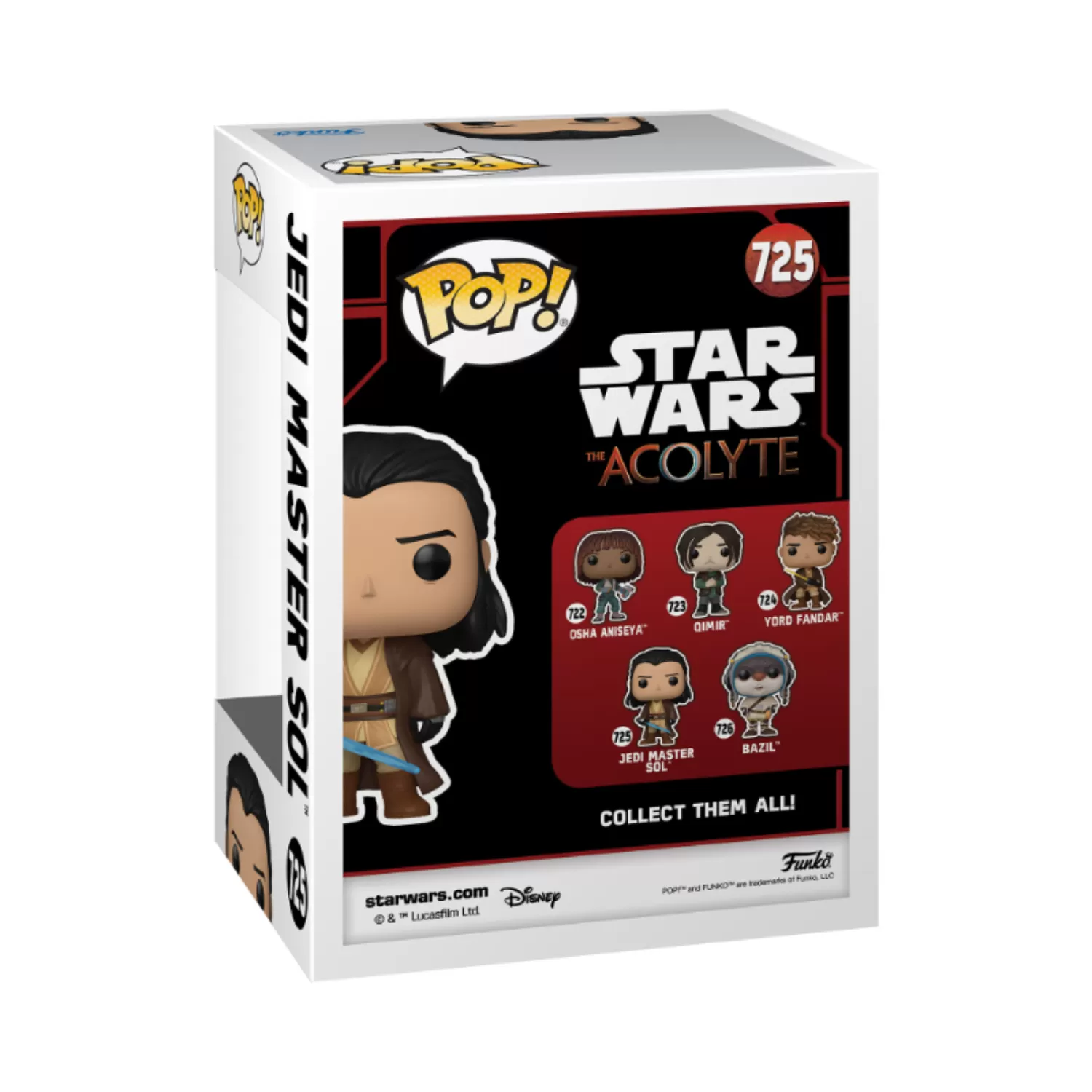 Jedi Master Sol - Star Wars: The Acolyte Funko Pop Bobblehead Vinyl Figure #725​ - Image 2