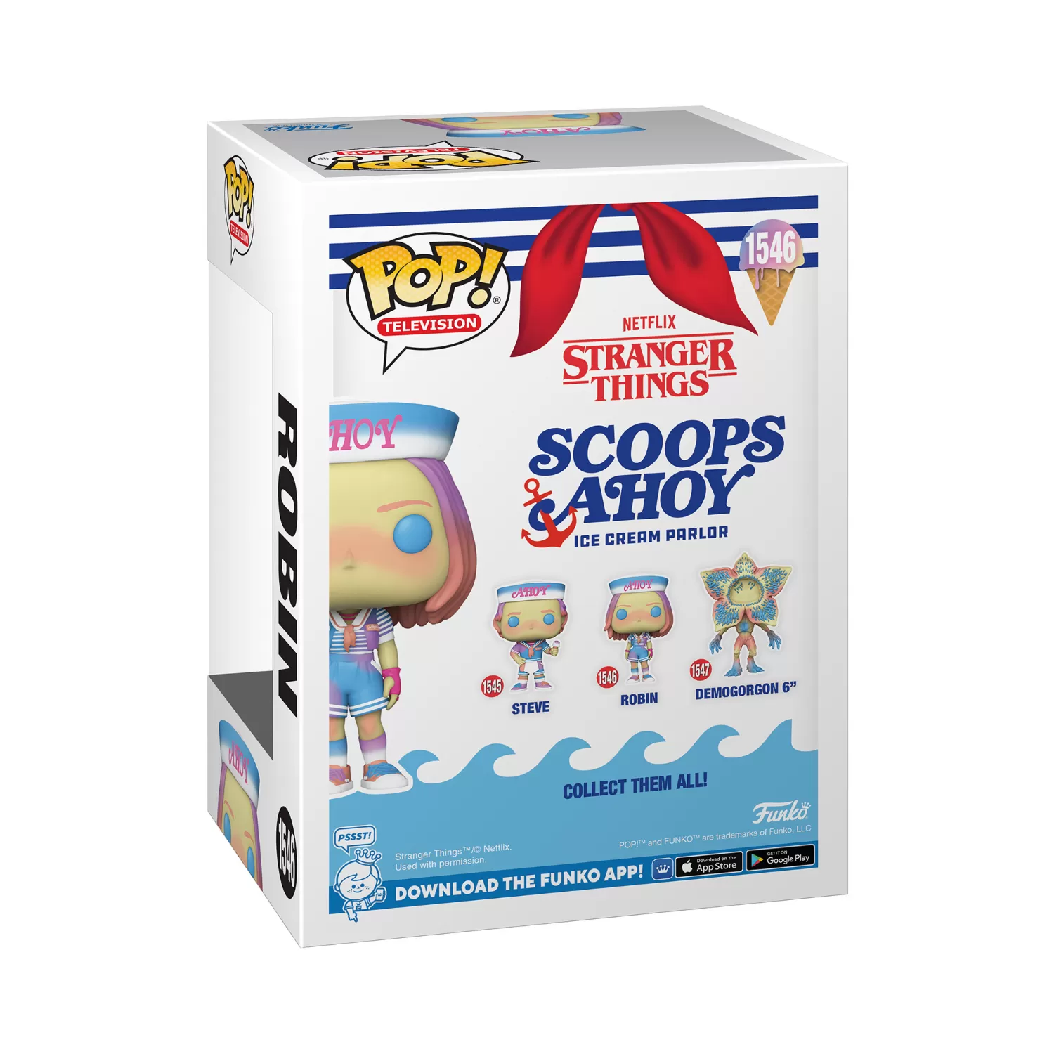 Robin - Stranger Things Scoops Ahoy Funko Pop Vinyl Figure #1546 - Image 2