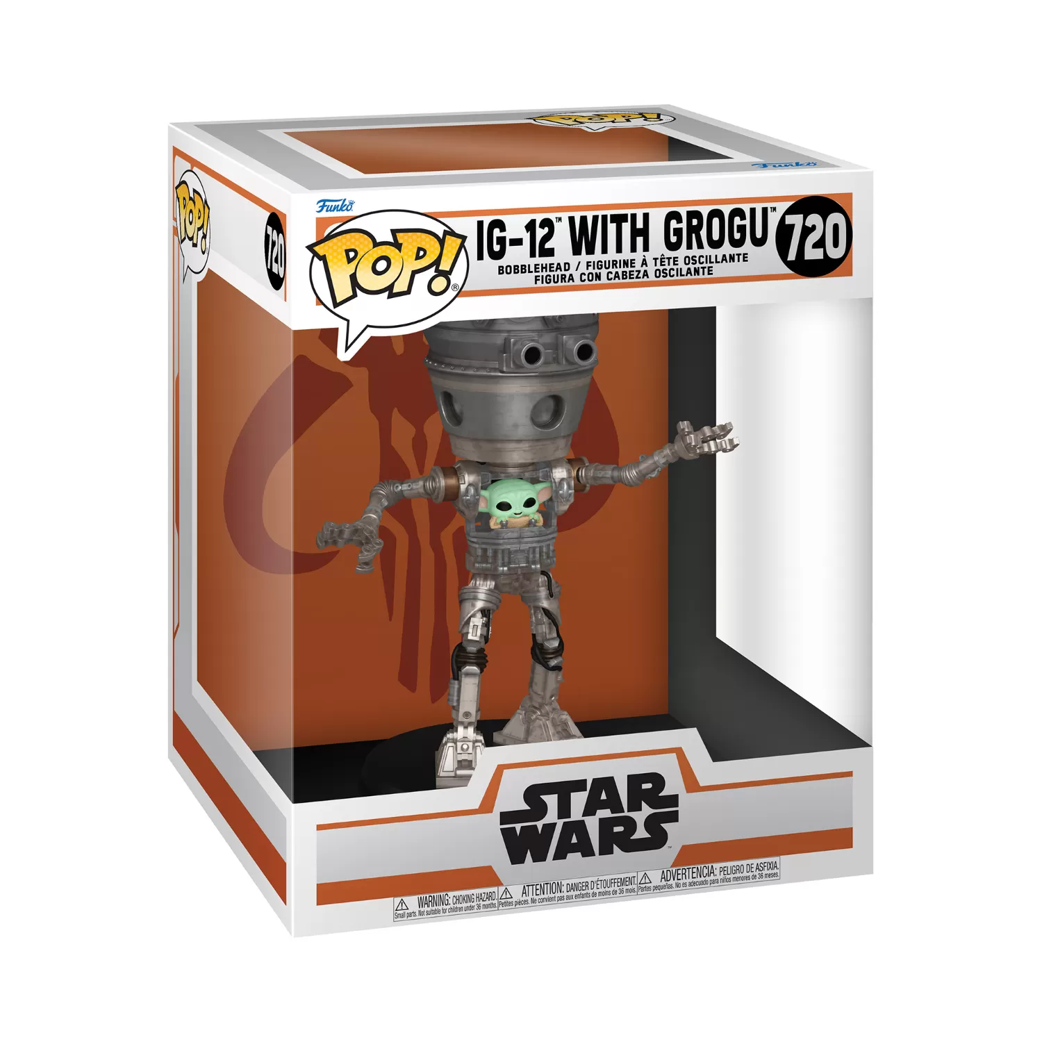 IG-12 with Grogu - Star Wars: The Mandalorian Funko Pop Vinyl Figure