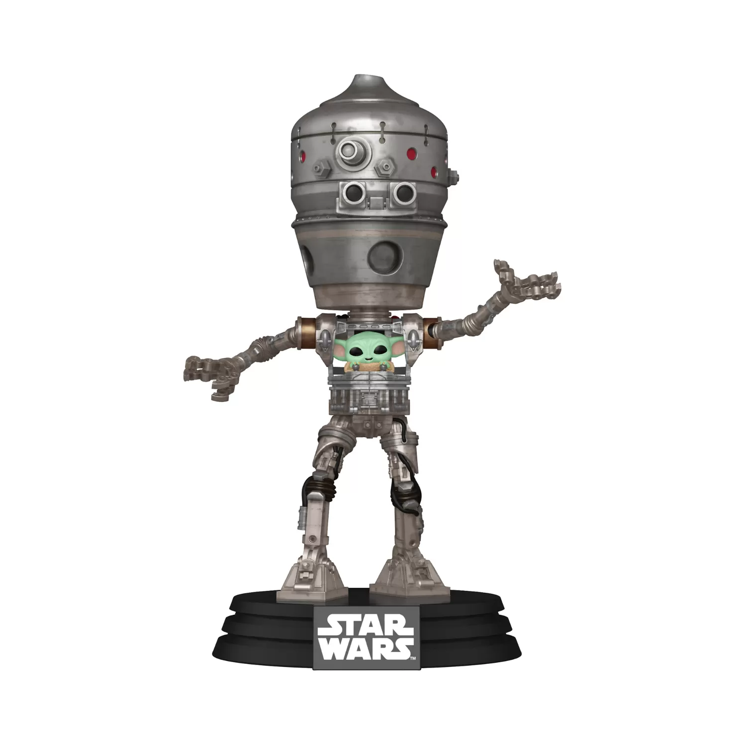 IG-12 with Grogu - Star Wars: The Mandalorian Funko Pop Vinyl Figure - Image 3