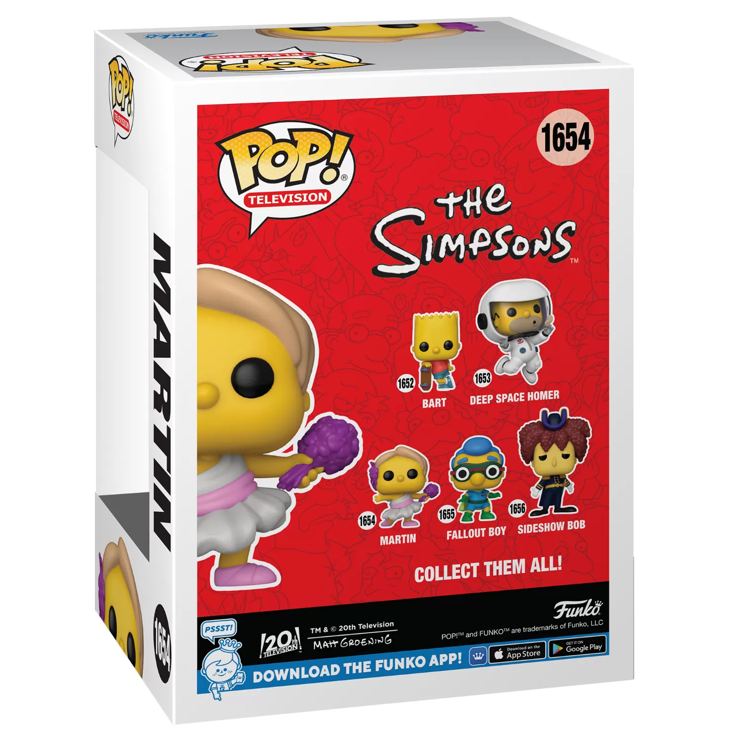 Martin - The Simpsons Funko Pop Vinyl Figure #1654 - Image 2