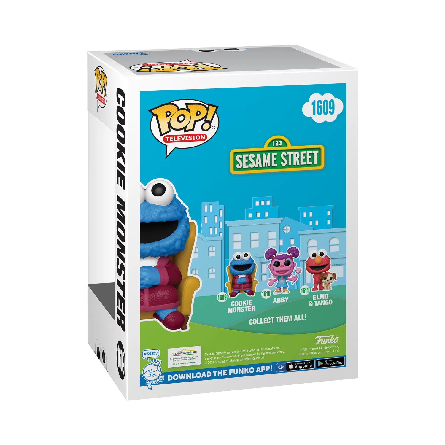 Cookie Monster - Sesame Street Funko Pop Vinyl Figure #1609 - Image 2