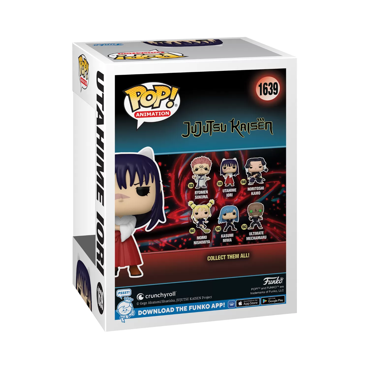Utahime Iori - Jujutsu Kaisen Funko Pop Vinyl Figure #1639 - Image 2