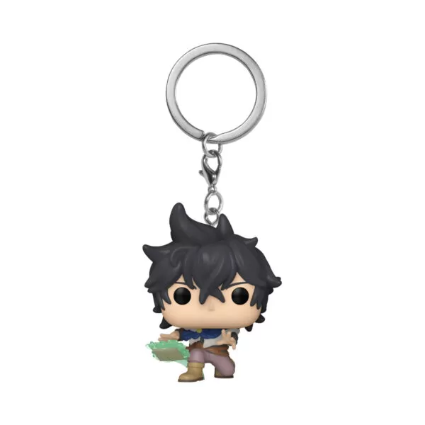 Black Clover Yuno Funko Pop Pocket Keychain - Image 2