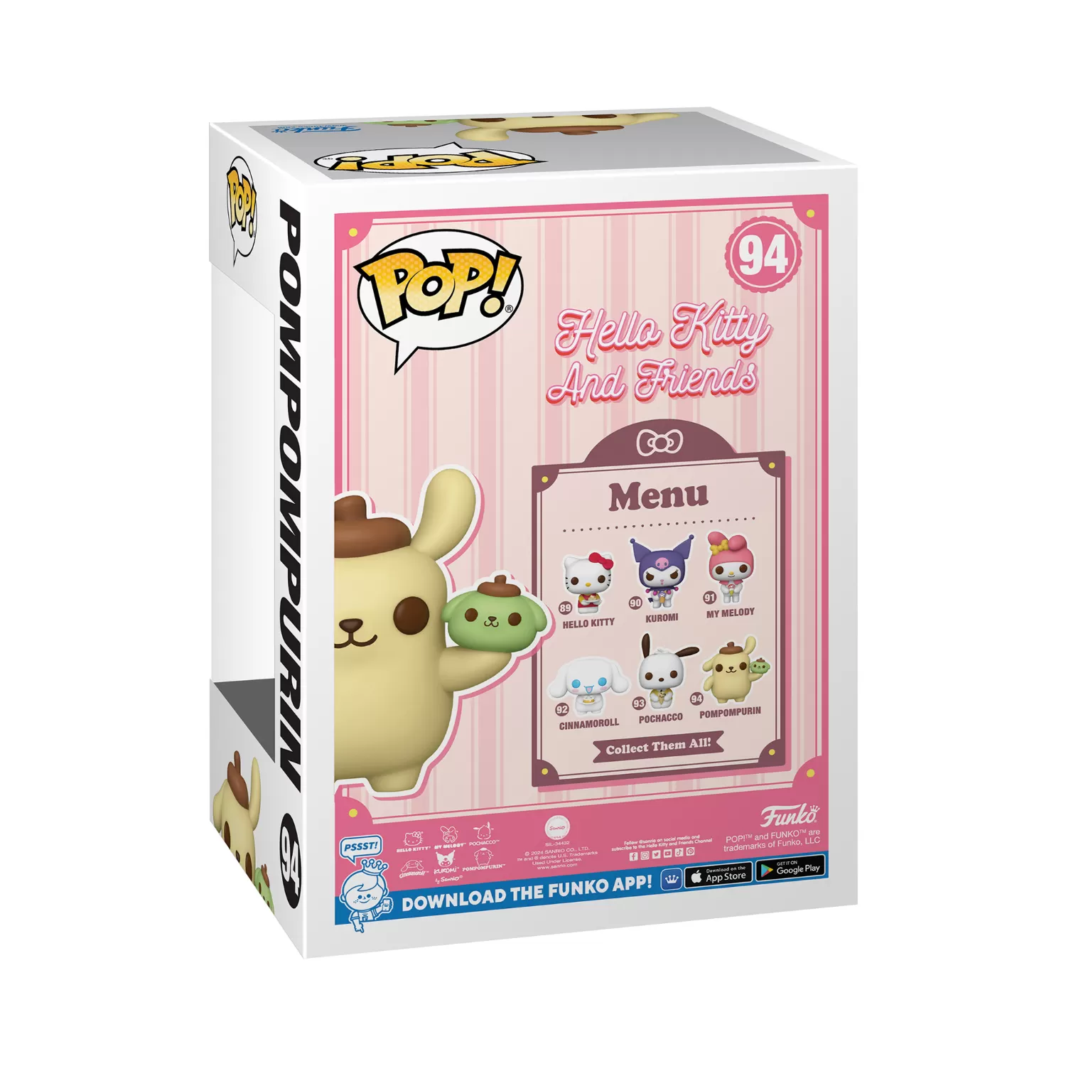 Pompom - Hello Kitty and Friends Funko Pop Vinyl Figure #94 - Image 2