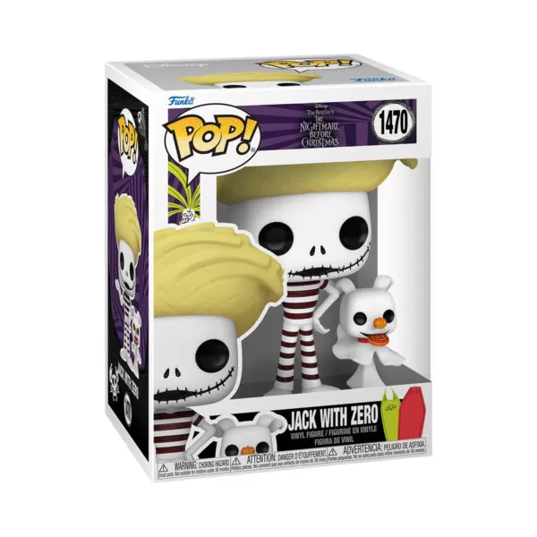 Nightmare Before Christmas Jack & Zero Funko Pop 1470