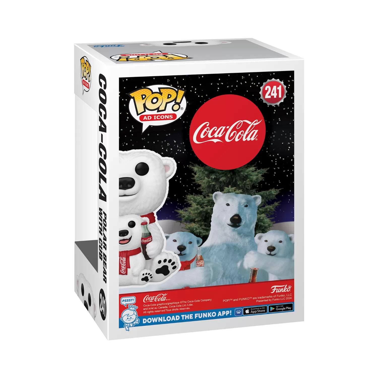 Polar Bear - Coca-Cola Funko Pop Vinyl Figure #241 - Image 2