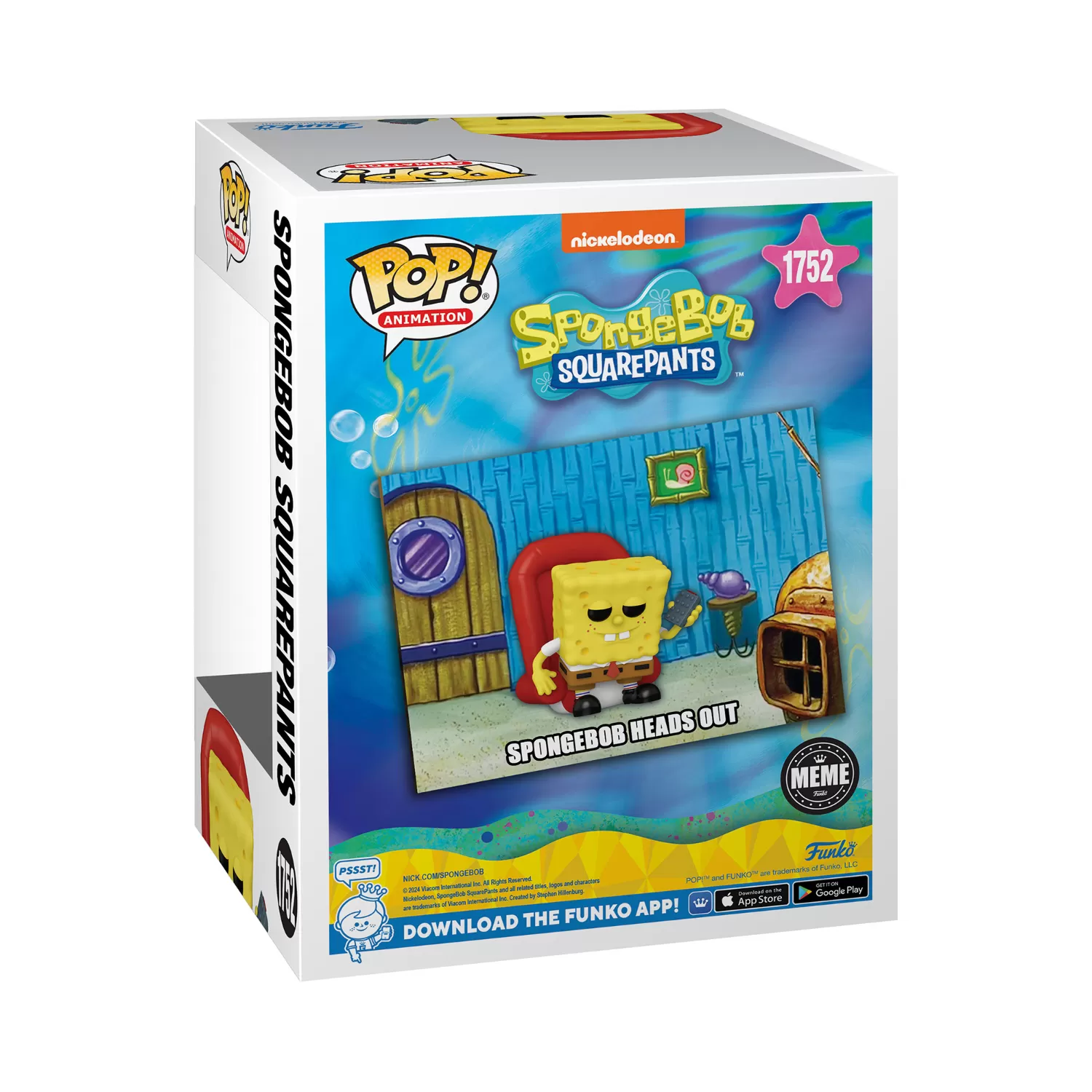 SpongeBob SquarePants (Meme) – SpongeBob Funko Pop Vinyl Figure #1752 - Image 2