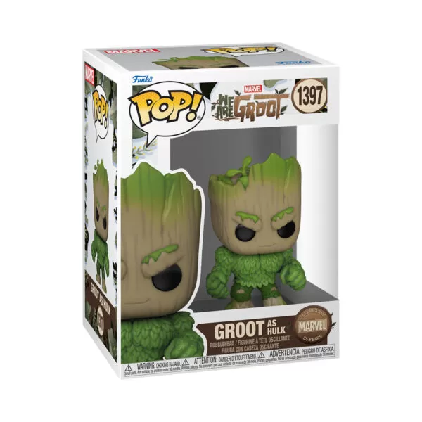 We Are Groot - Groot As Hulk Bobblehead Funko Pop 1397