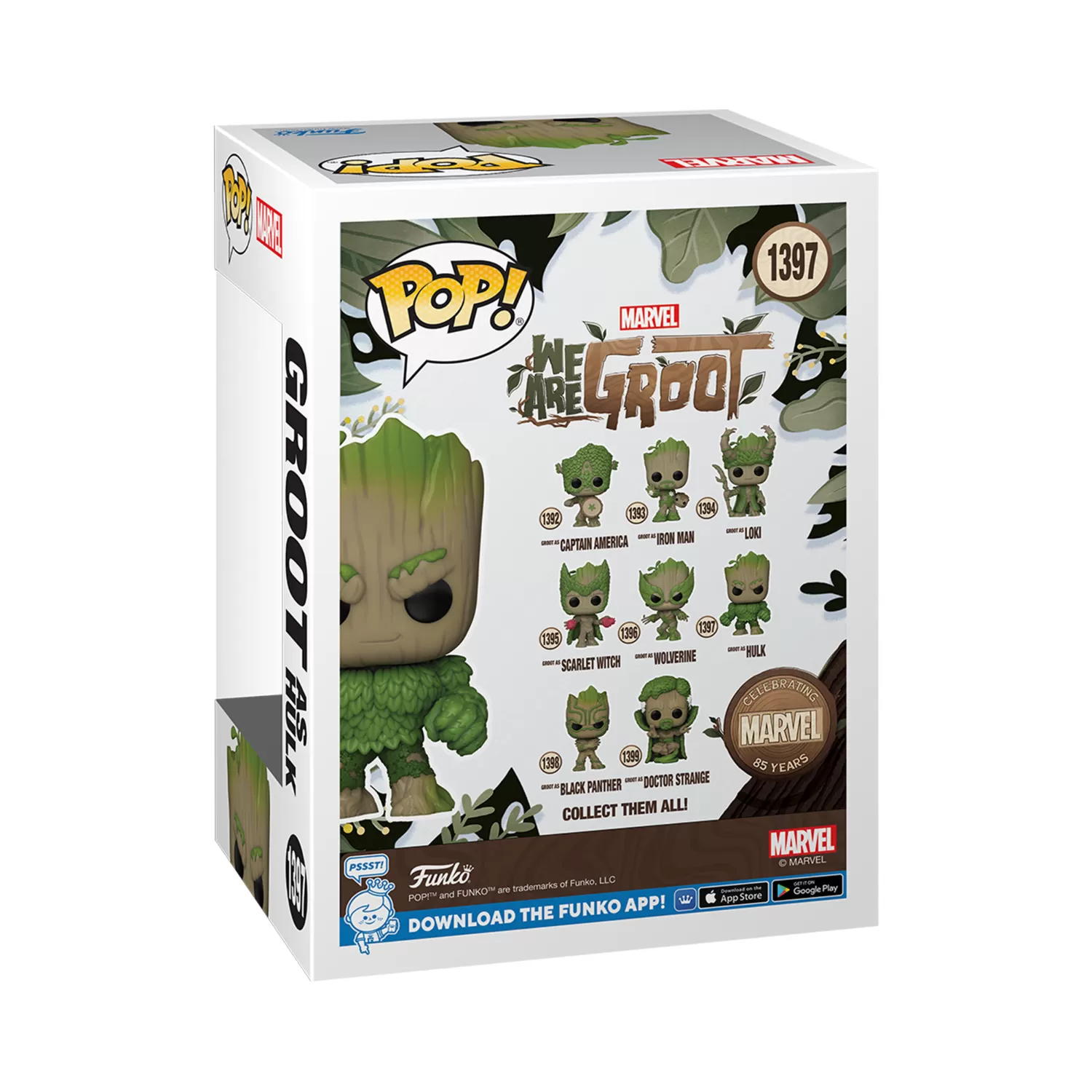 We Are Groot - Groot As Hulk Funko Pop Bobblehead Figure 1397 - Image 2