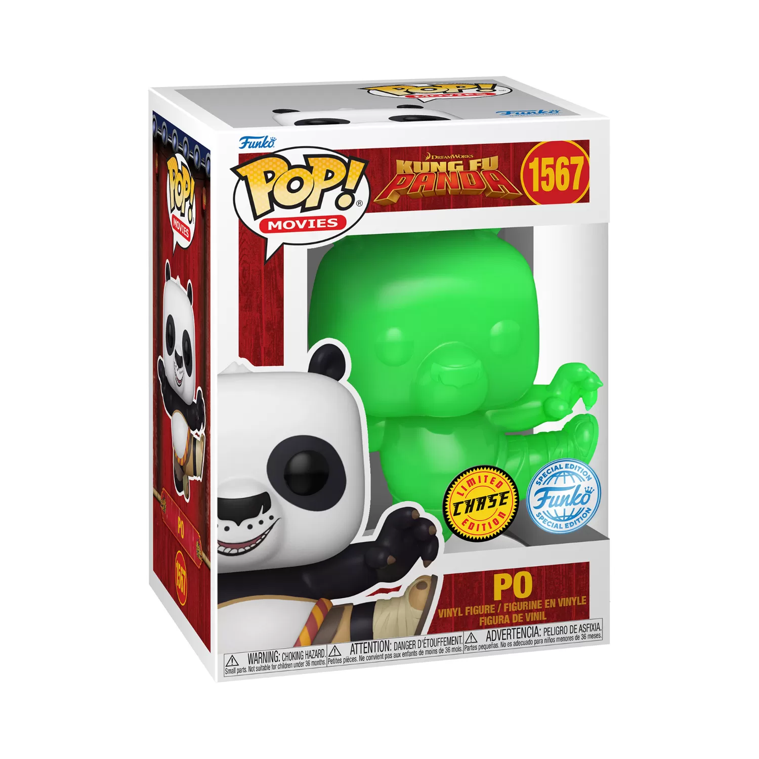 Po - Kung Fu Panda Funko Pop Vinyl Figure – Special Edition #1567 - Image 3
