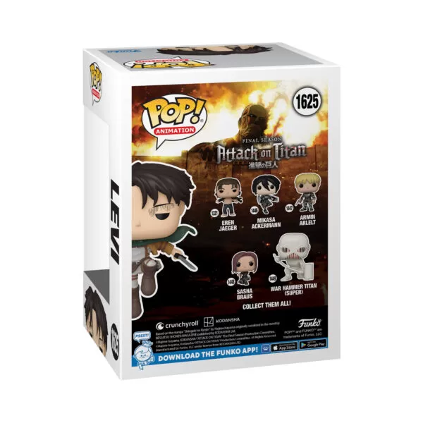 Attack On Titan Levi Special Edition Funko Pop Vinyl 1625 - Image 2