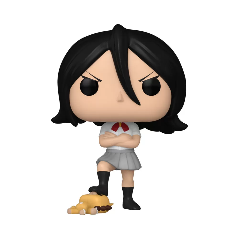 Rukia Kuchiki with Kon Special Edition Funko Pop Vinyl Figure displayed outside of its packaging.