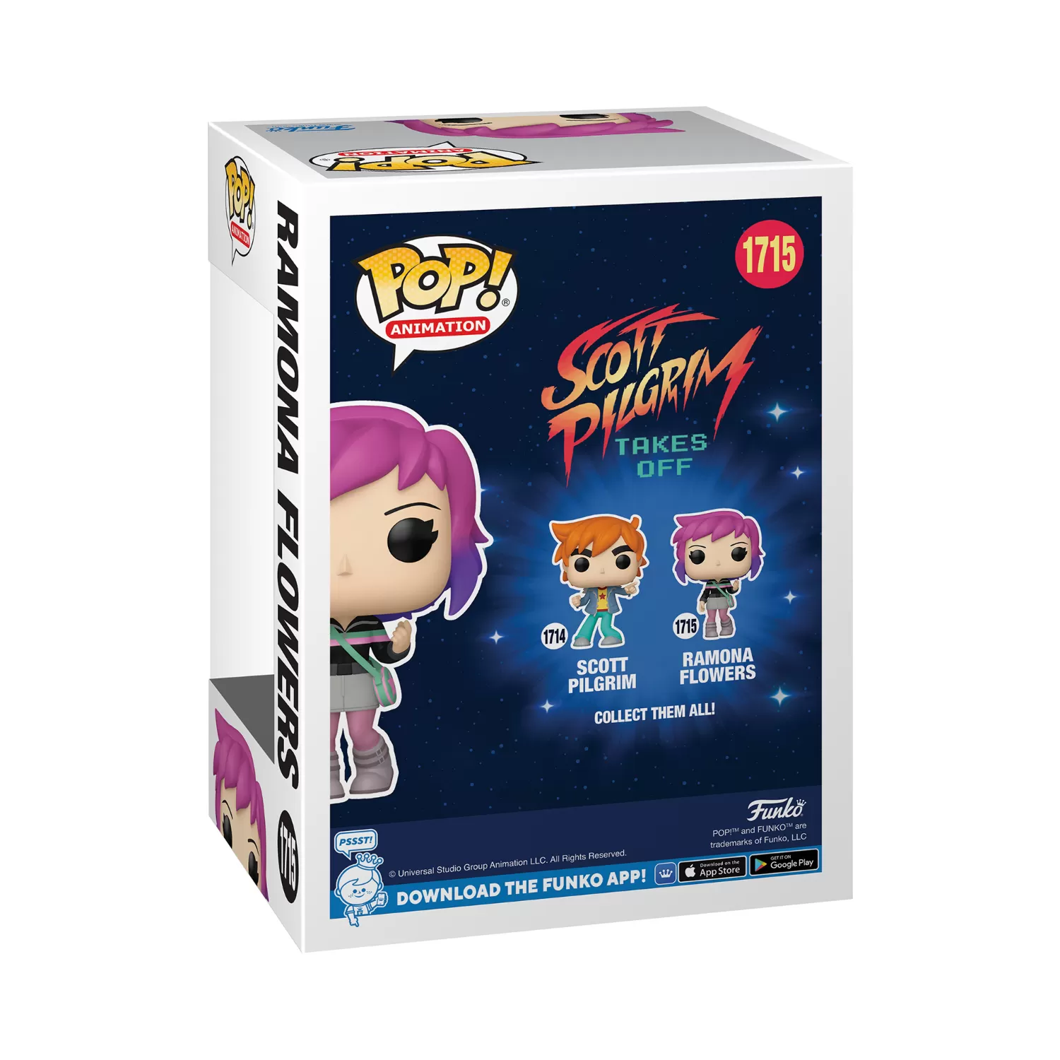 Ramona Flowers - Scott Pilgrim Funko Pop Vinyl Figure #1715 - Image 2