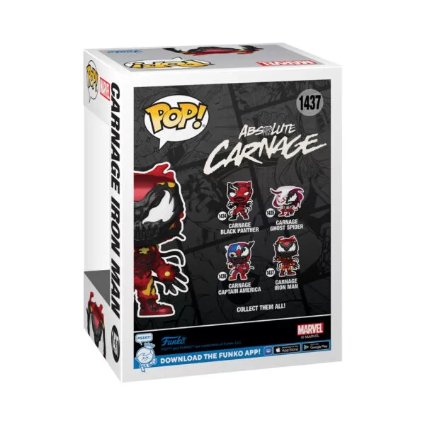 Marvel Carnage - Iron Man Bobblehead Funko Pop 1437 - Image 2