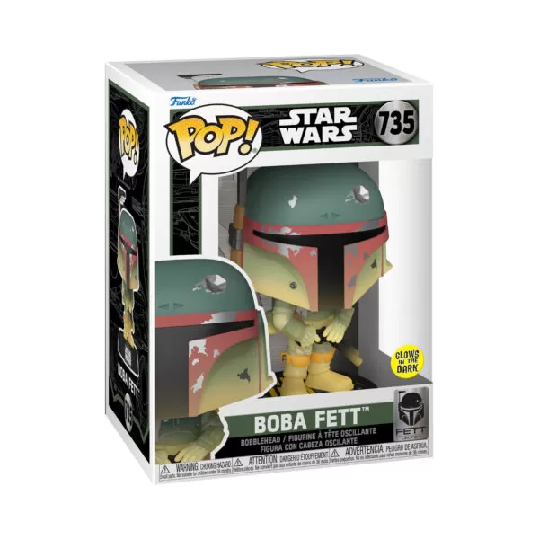 Star Wars - Boba Fett Glow In The Dark Funko Pop 735