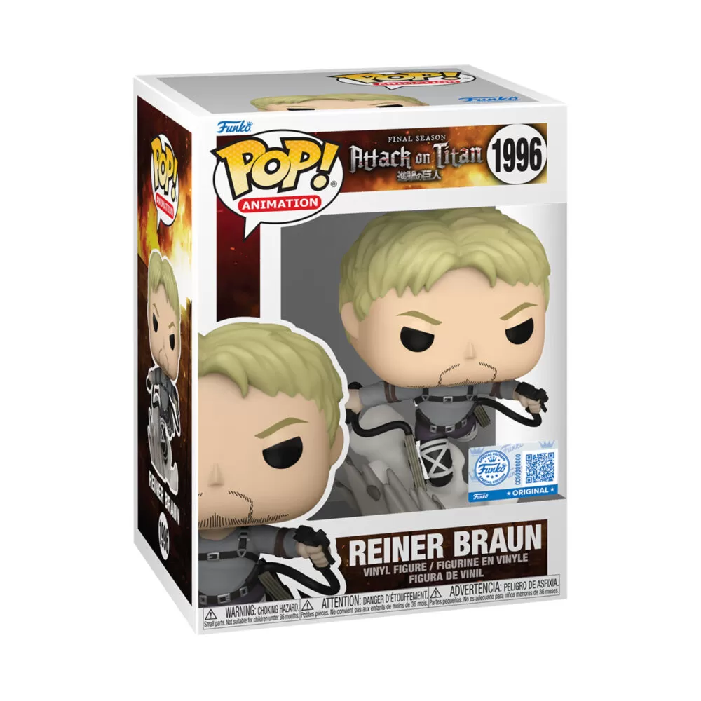 Reiner Braun – Attack on Titan Funko Pop Vinyl Figure – Special Edition #1996